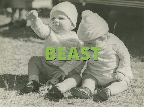 beast definition slang|calling someone a beast.